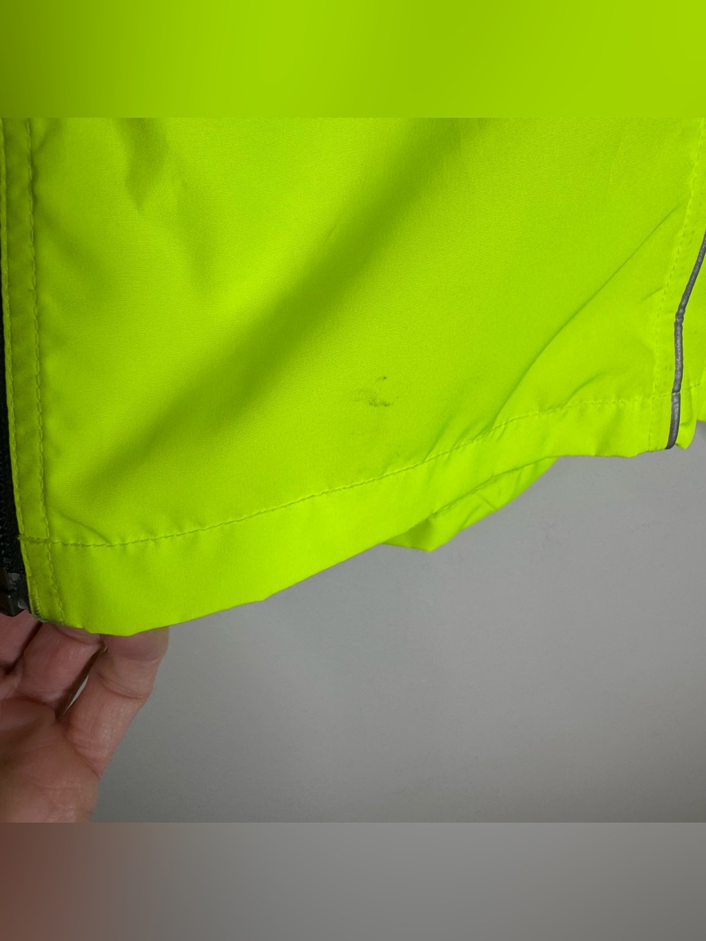 Pearl Izumi Women’s Lightweight Shell Cycling Jacket Medium Bright Green Zip - Picture 6 of 11